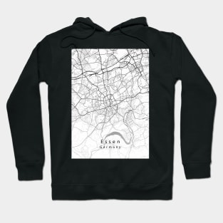 Essen Germany City Map Hoodie